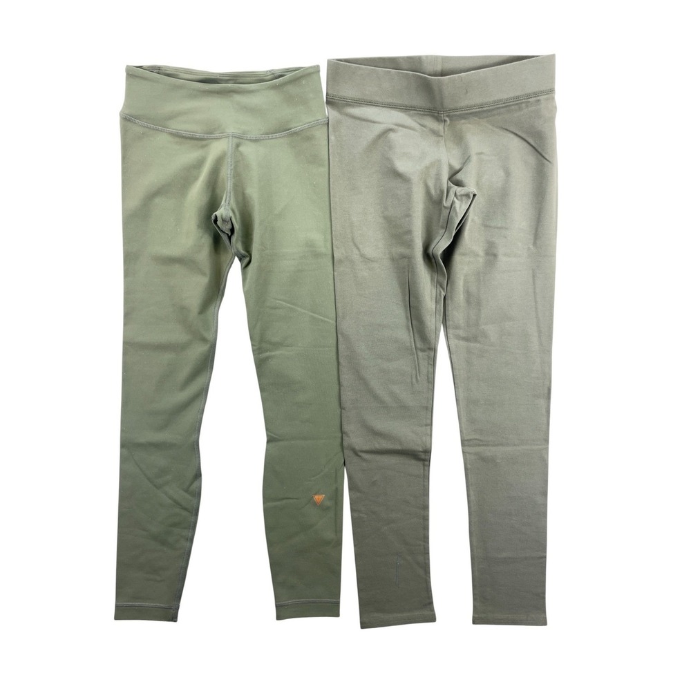 Yogasmoga Aerie High Waist Leggings Lot Womens S 4 Olive Green Athletic Workout
